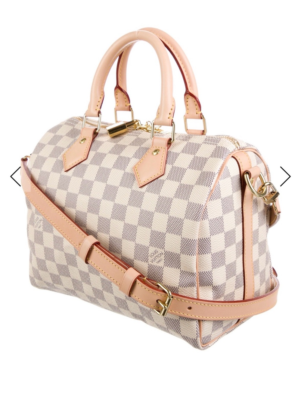 Louis Vuitton Speedy 25 Bandoulière Damier Azur